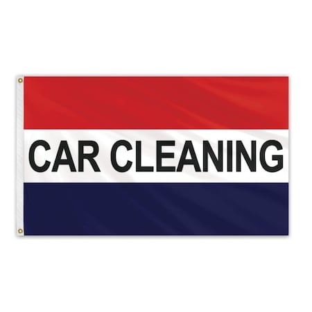 Global Flags Unlimited Car Cleaning Message Flag 3'x5' Standard Flag 204552